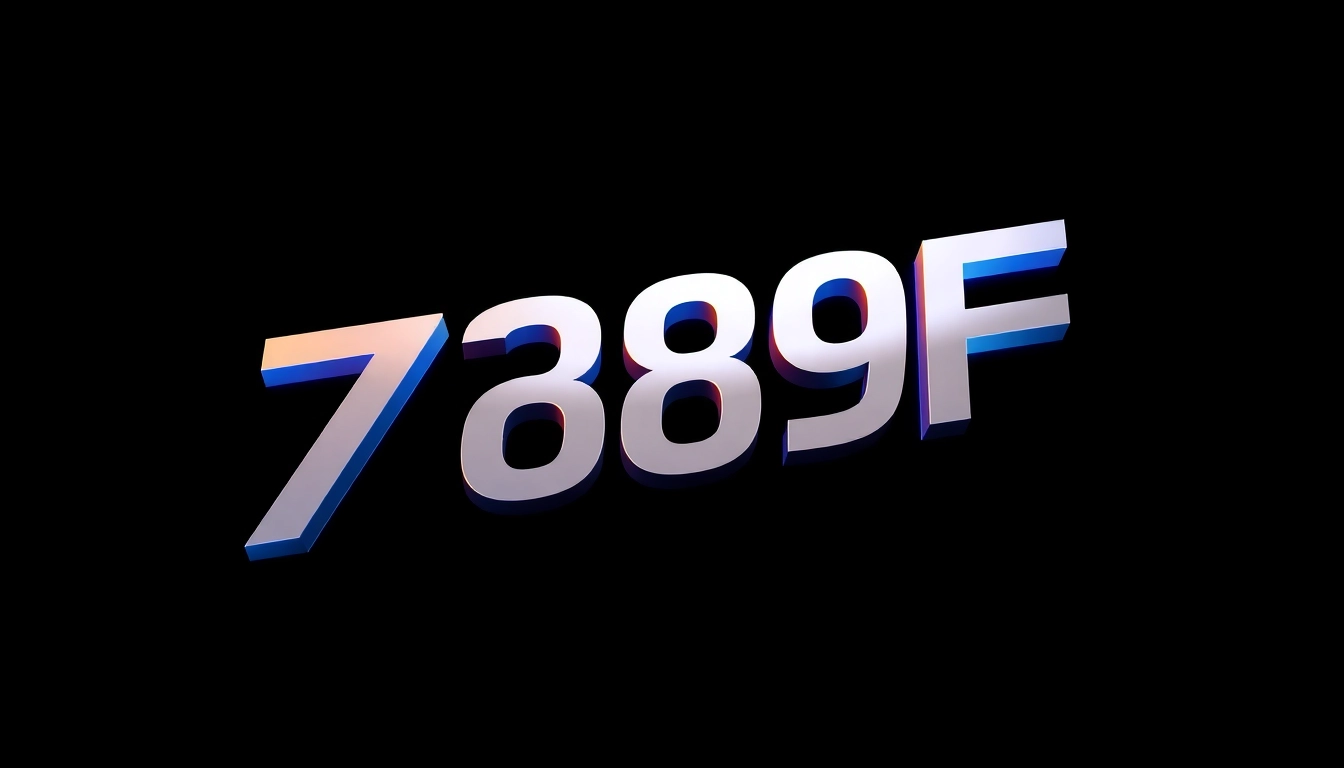789F logo showcasing a dynamic, professional look with sleek lines and vibrant colors, highlighting brand identity.