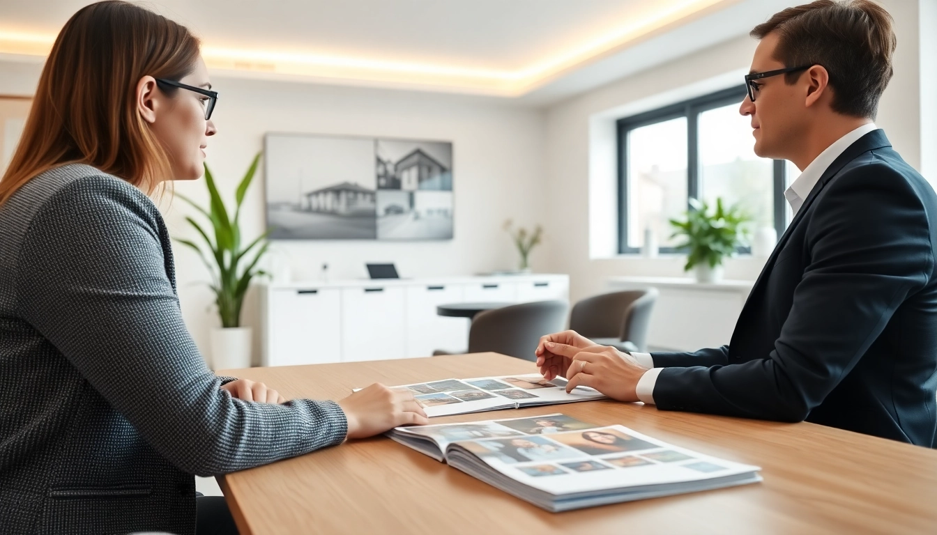 Professioneller Immobilienmakler in Grevenbroich präsentiert detailliertes Exposé, hochwertige Immobilienvermittlung.