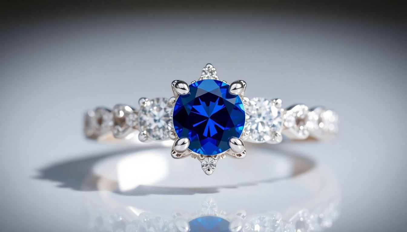 Elevate Your Love with a Handcrafted Engagement Ring with Sapphire